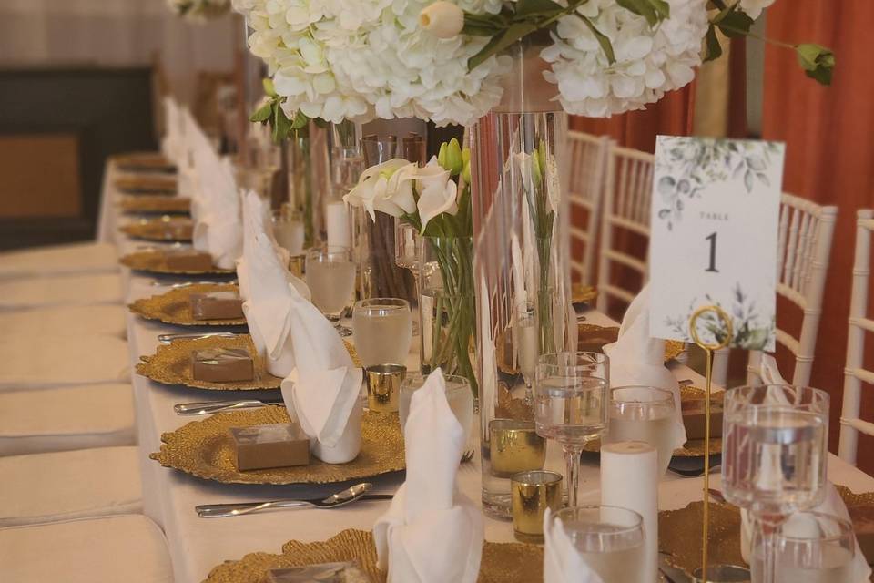 Wedding Brunch table design