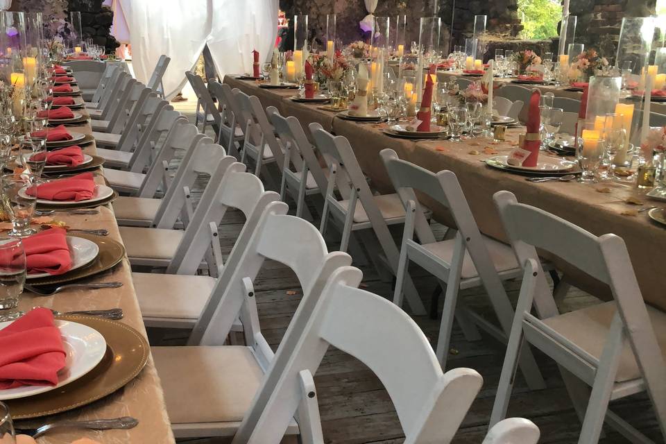 Long table setup