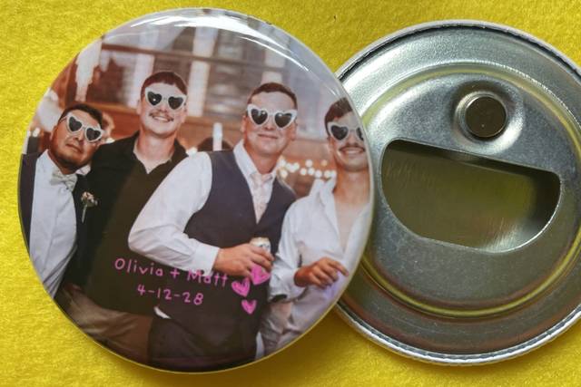 Pre-Made Bottle Opener Favors