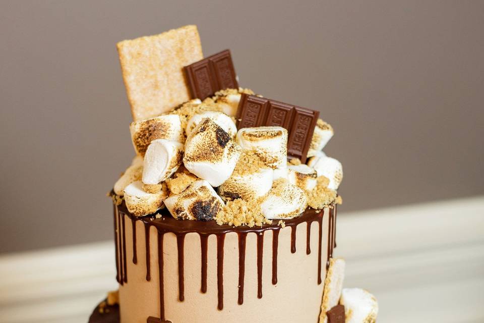 S'mores groom's cake