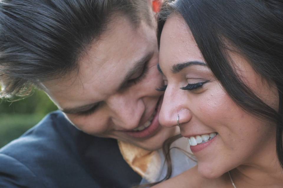 The happy couple