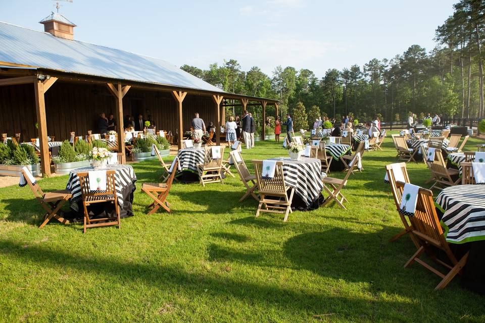 Tables and chairs