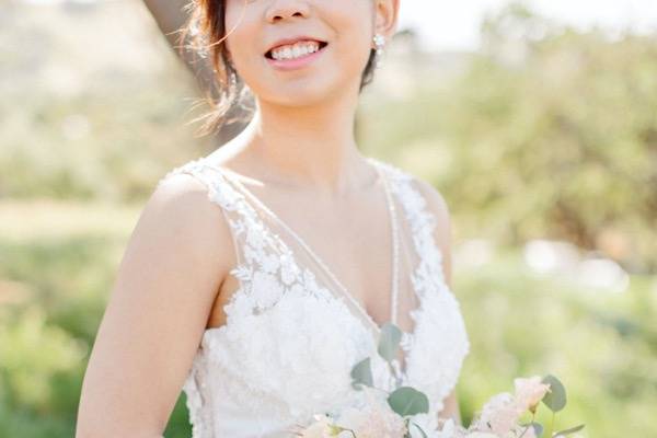 Bridal bouquet, pastel colors