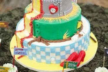 Wizard of Oz themed wedding! Entirely edible! Photo courtesy of Live View.