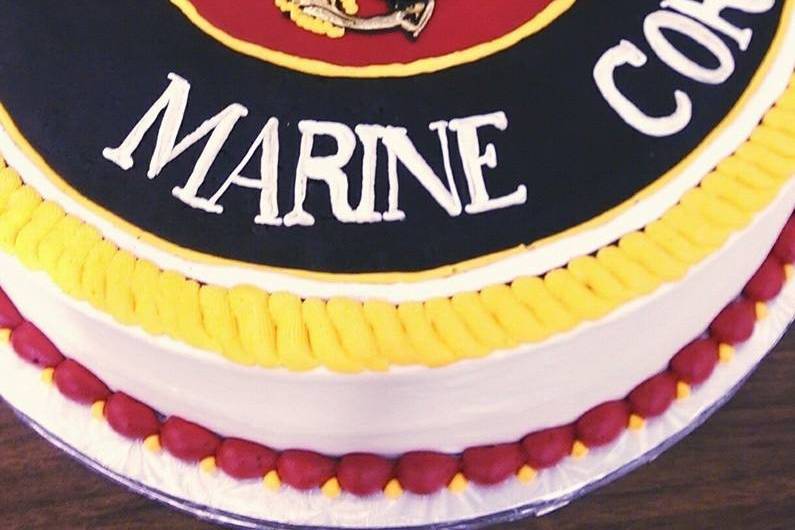 Marine Corps Groomscake