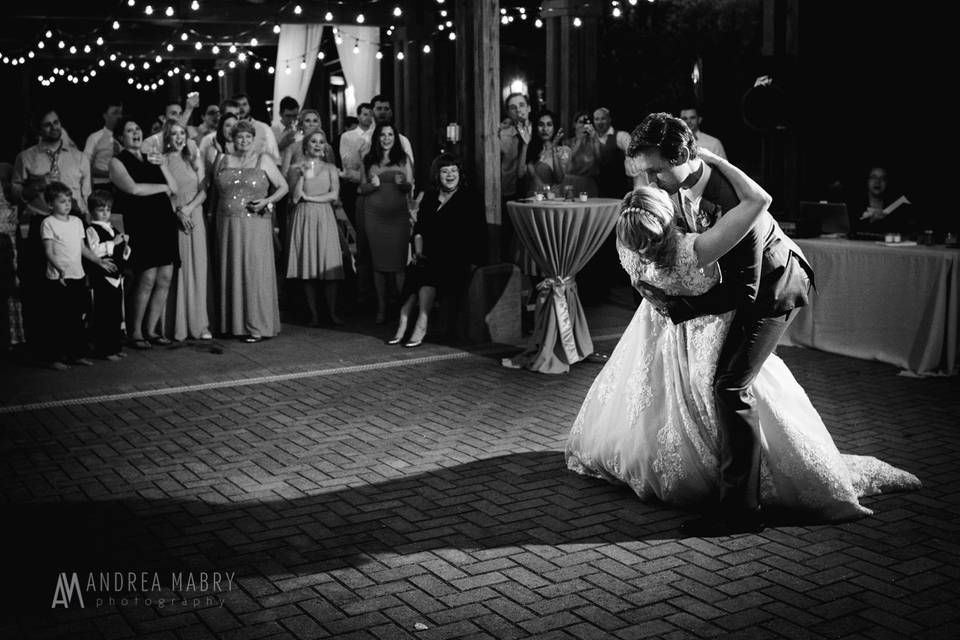 String Lighting | Photo Credit: Andrea Mabry Photography