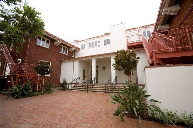Back courtyard