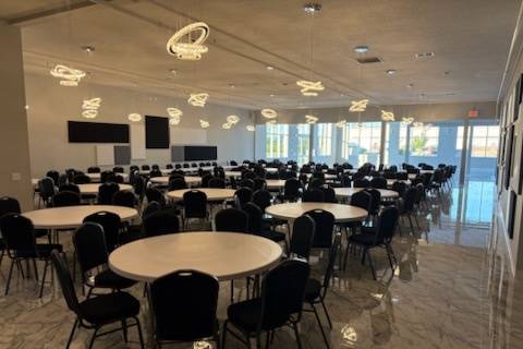 Banquet room - warm lighting