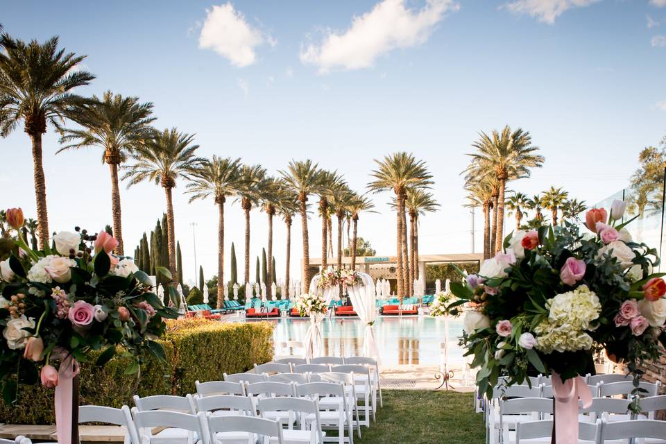 Pool Beach Ceremony