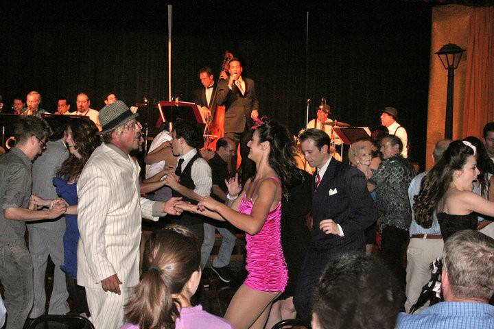 Great Gatsby Party with Vintage 1920s 1930s Music from the Warren Priske Old Hollywood Jazz Band.  Los Angeles Ca.