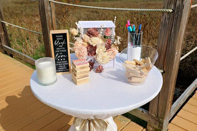 Jenga Sign-in and Card Drop