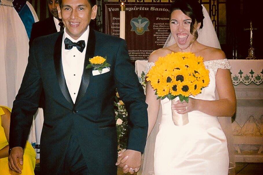 Bride and groom entrance