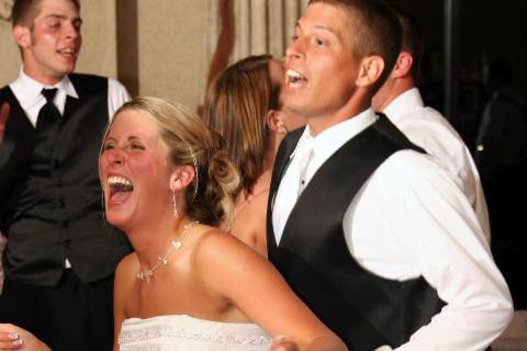 Brides and Grooms Smile a lot