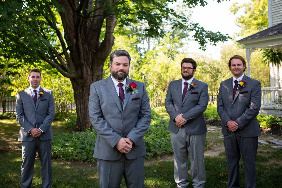 Tony & his groomsmen