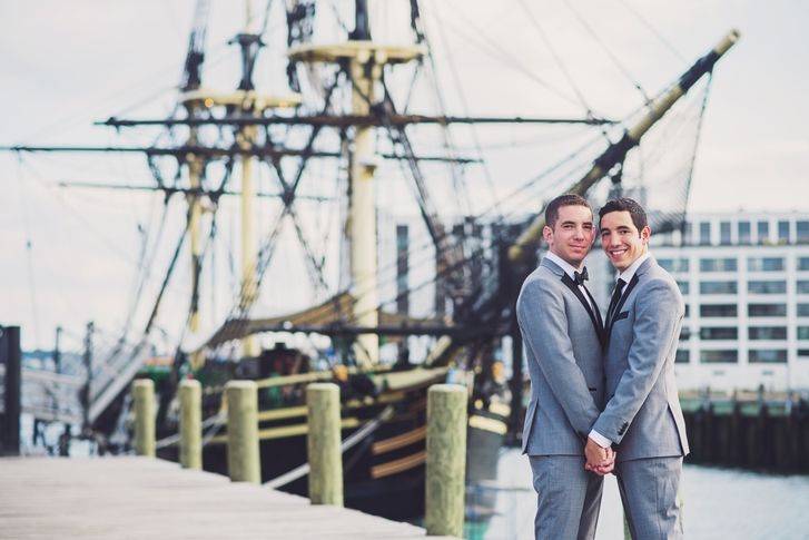 Couple at the docks