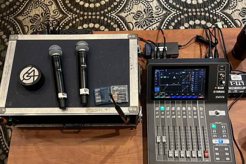 Audio Equipment Set Up