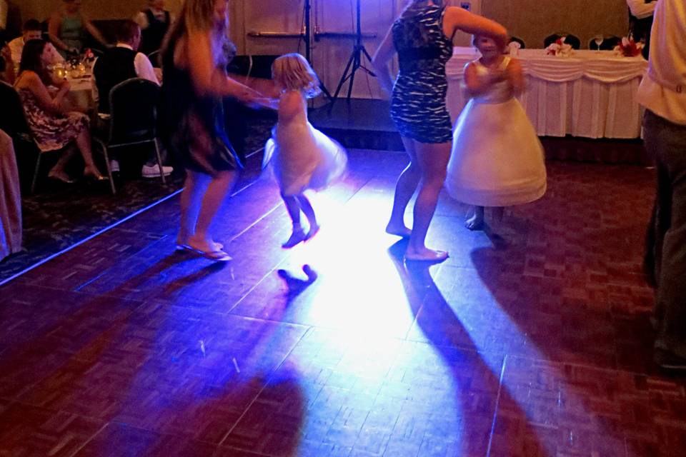 lights dance floor & candid photos