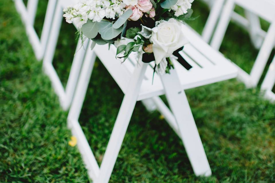 Wedding aisle decor