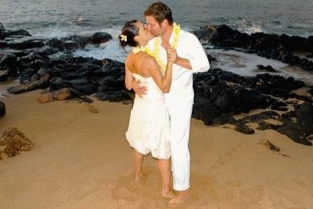 Couple kissing