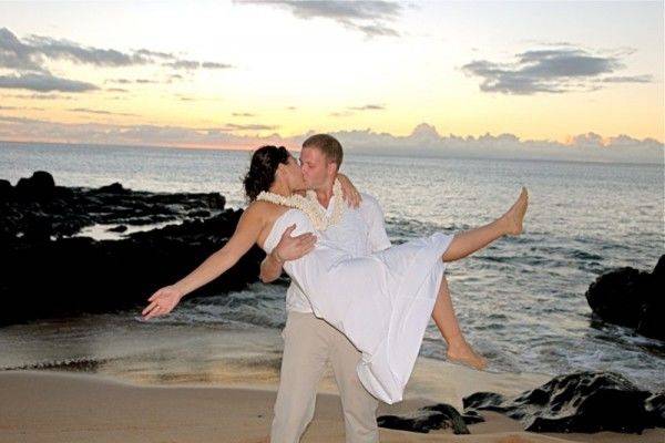 Couple kissing