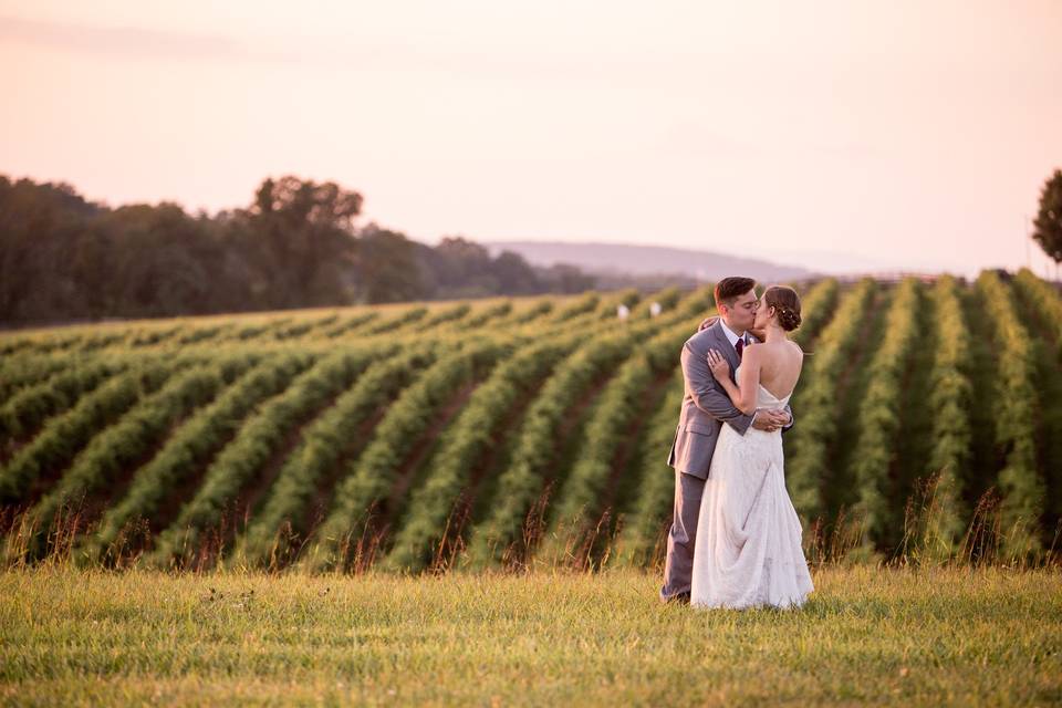 Couple kissing