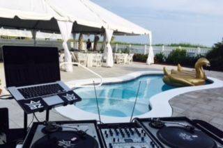 Got to love the dance floor area around the pool in Southport NC