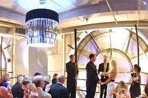 Indoor wedding ceremony