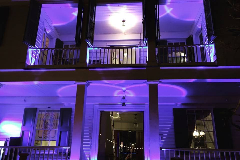 Purple lighting