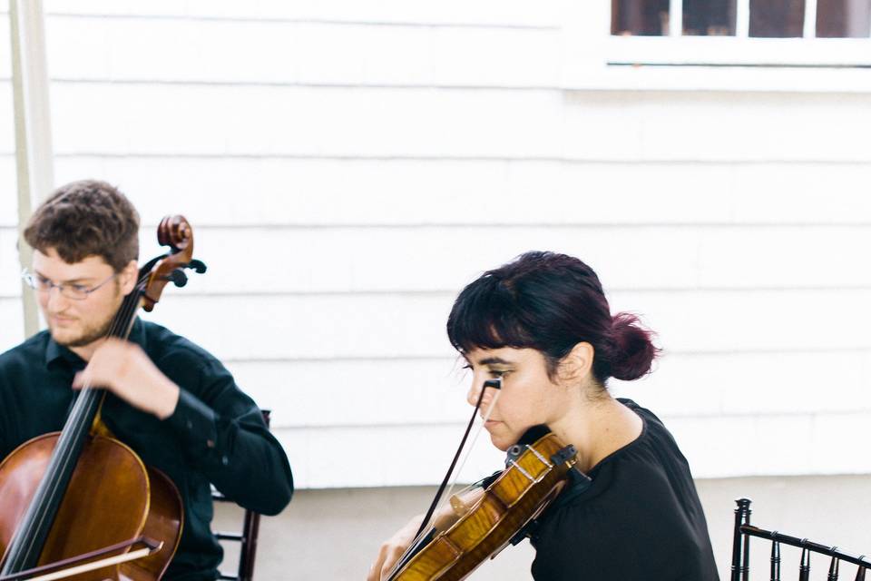 Violin and cello