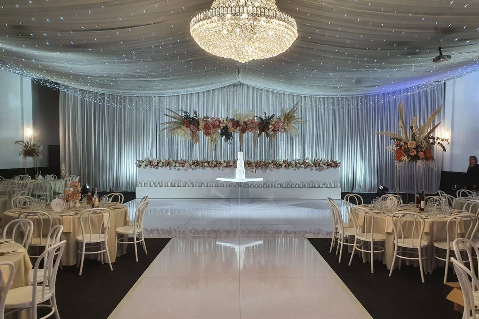 White runways and Dance floors