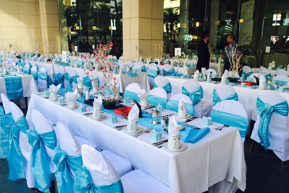 Tiffany Blue Themed Reception