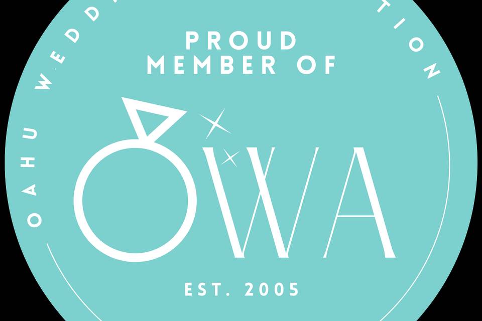 Oahu Wedding Association Badge