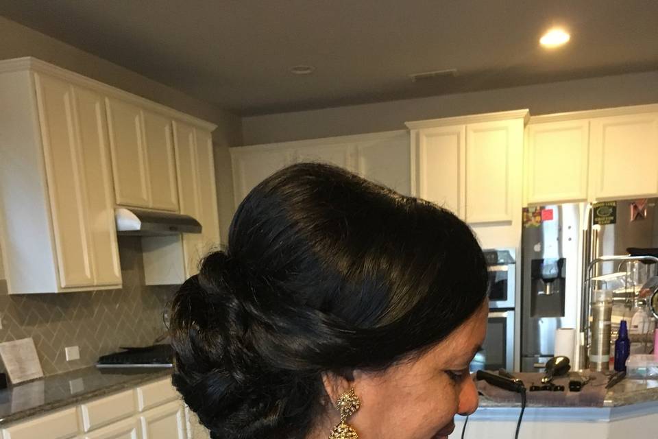 Mother of the bride hair