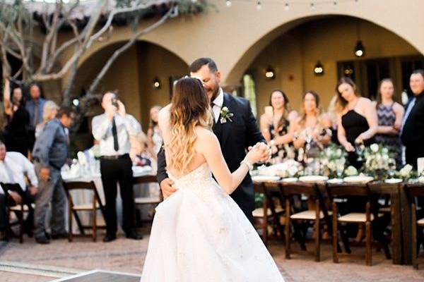 Couple dancing