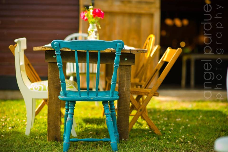 Outdoor table design