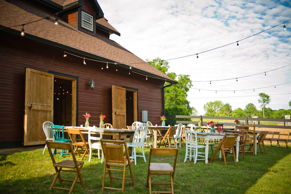 Ceremony setup