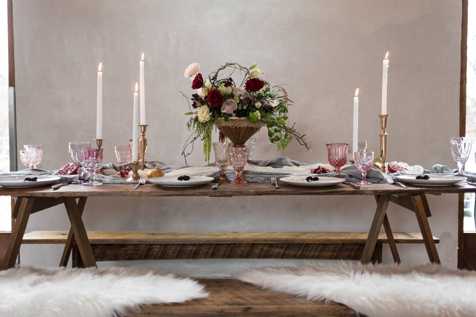 Long table decoration