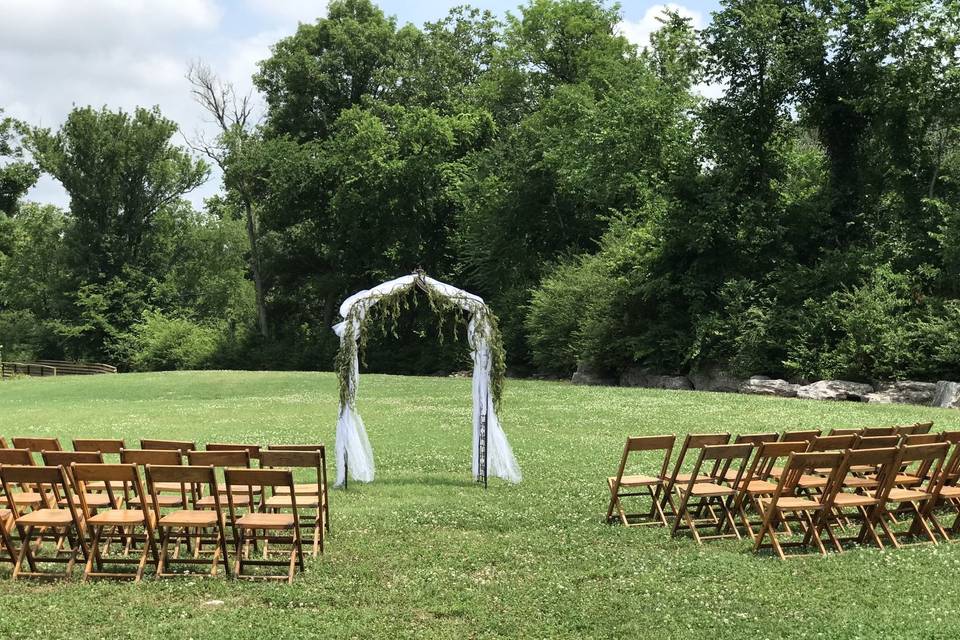 Ceremony setup