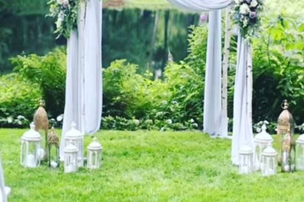 Wedding chuppah