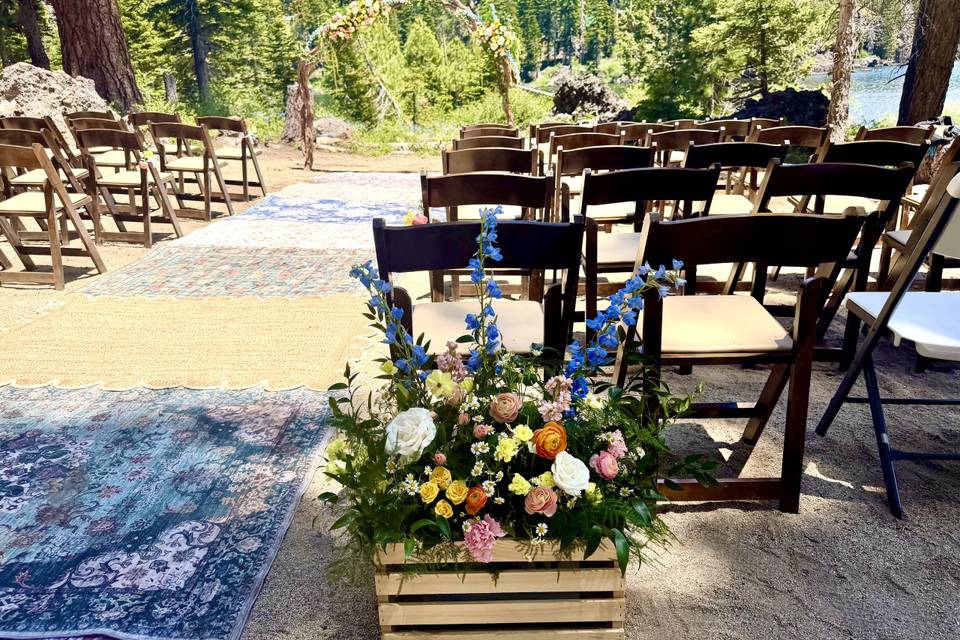 Wildflower aisle entrance 2