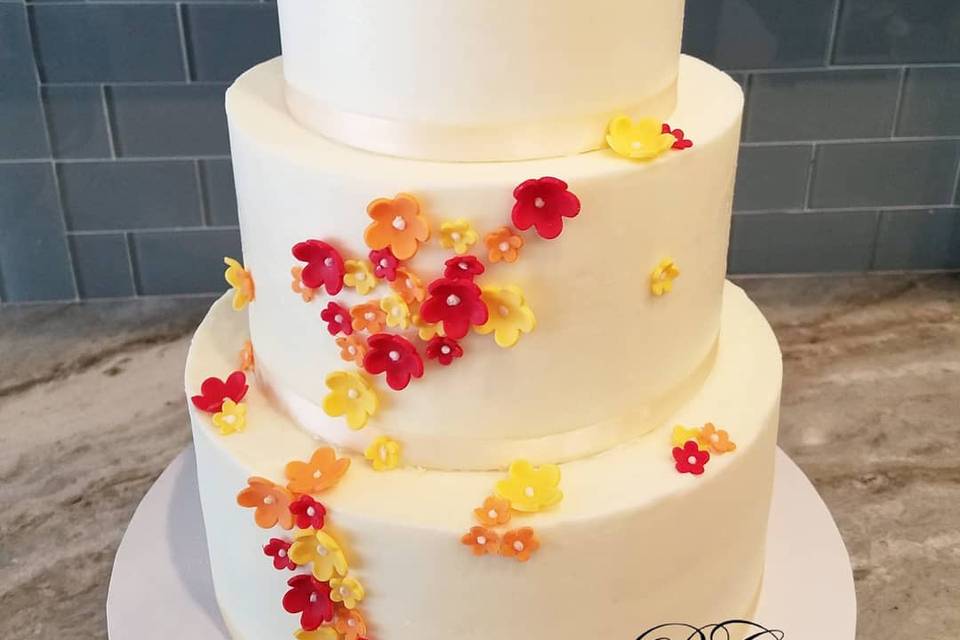 Fall Blossom Cake 2