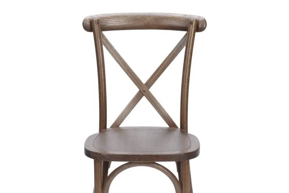 Wood Crossback Chairs