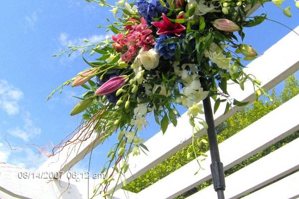 Outdoor flower decors