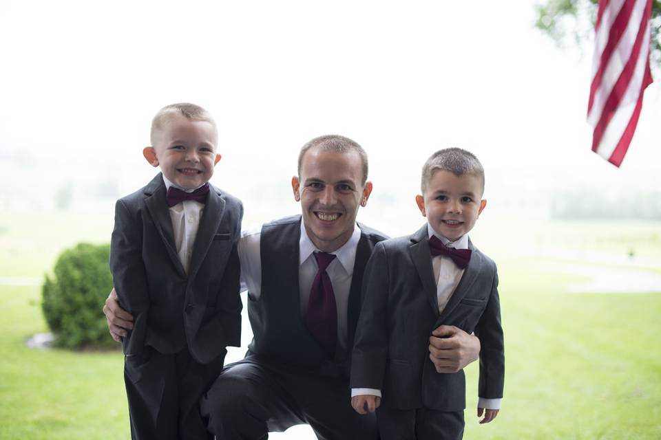 Photo with the ring bearers