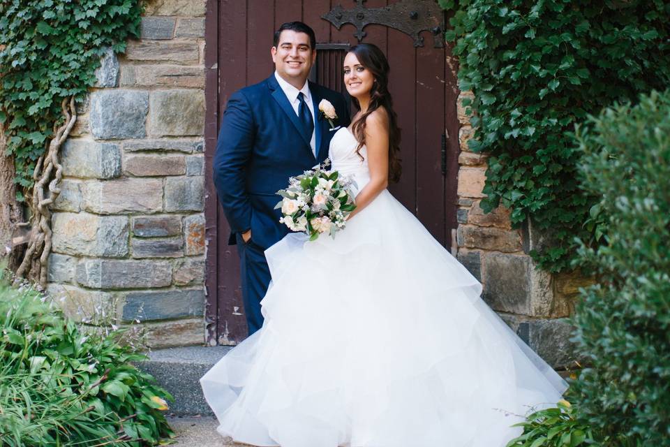 Couple by the door