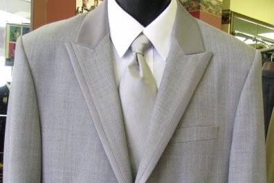 Grey wedding tux