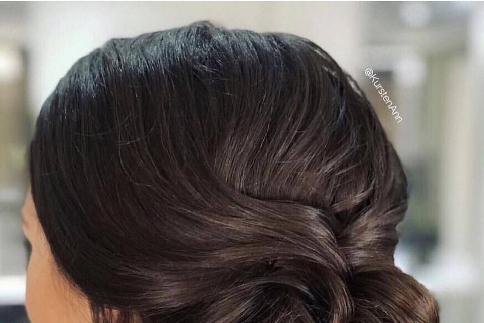 Bridal hair