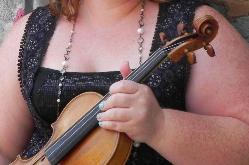 Violinist photoshoot