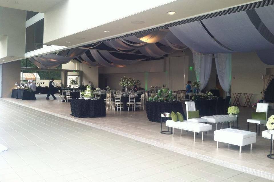 Reception set-up