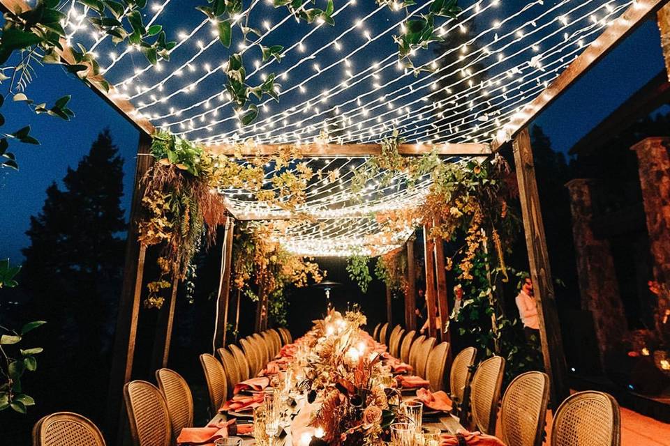 Custom-built Table Canopy